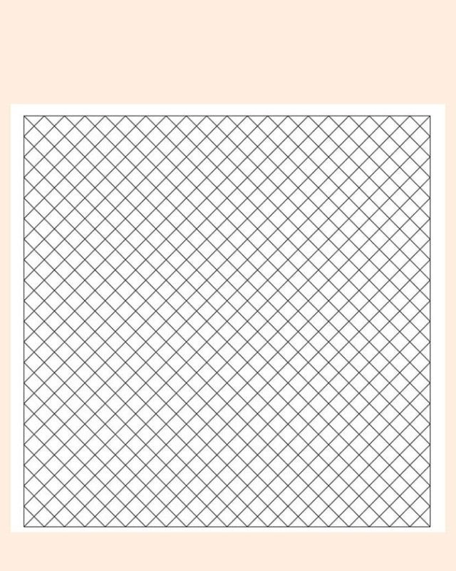1/2″ Diagonal Grid Panel