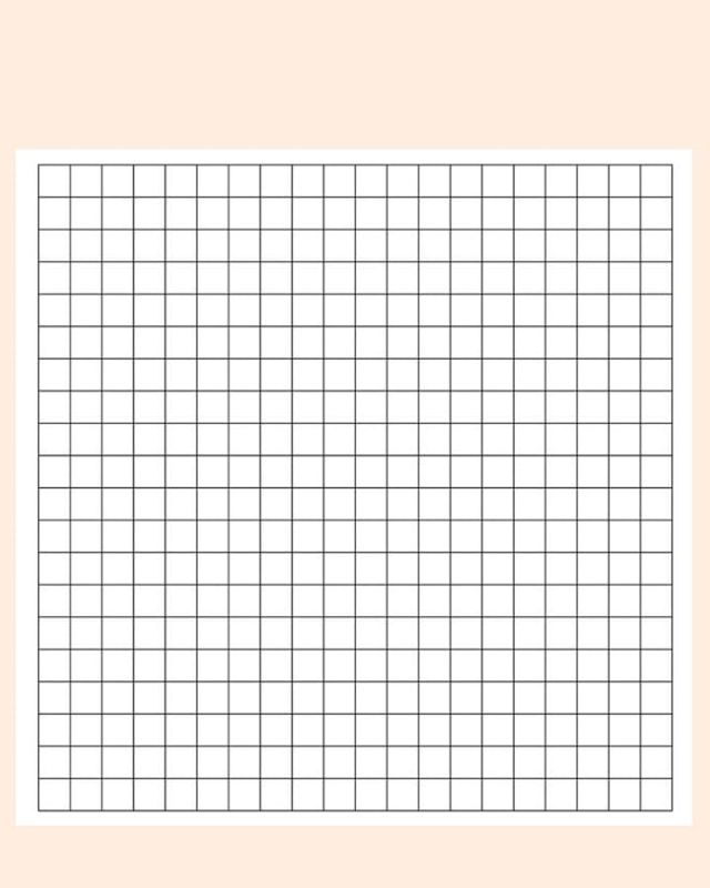 1″ Horizontal/Vertical Grid Panel