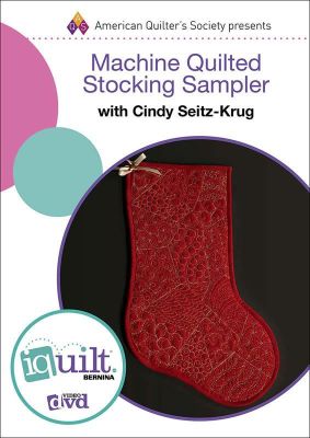 Machine Quilted Stocking Sampler by Cindy Seitz-Krug
