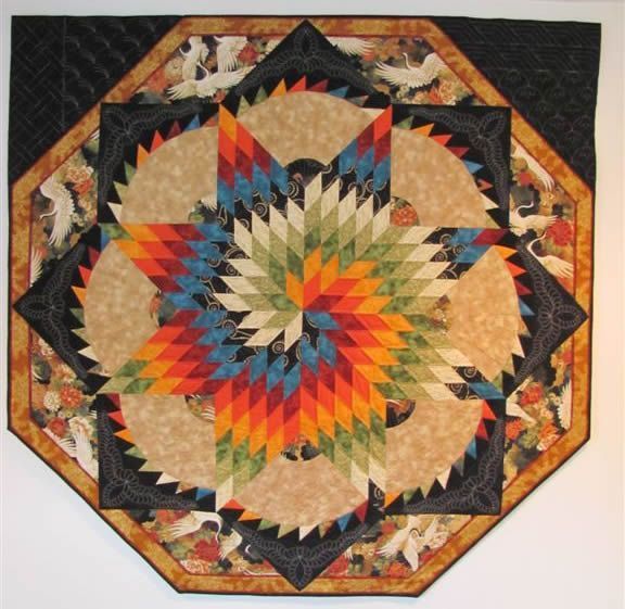 The Dance of the Cranes quilt